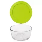 Pyrex 7200 2-Cup Glass Food Storage Bowl w/ 7200-PC 2-Cup Edamame Green Lid