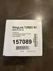 SlingLink Turbo W1 Model SL300-100 Powerline Ethernet Adapter