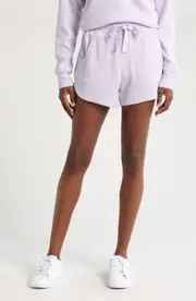 TravisMathew Long Weekend Waffle Shorts in Heather Iris at Nordstrom, Size Small