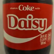 Share A Coke With Daisy 2025 Personalized Limited Edition Coca-Cola Coke Bottle