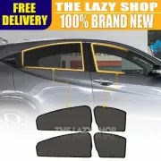 4 pcs set Foldable Magnetic Screen Mesh Sun Shade for Honda HRV HR-V 15-22 #X