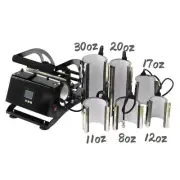 6in1 Mug Heat Press Machine 8/11/12/17/20/30oz Sublimation Cup Printing Machine