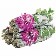 Smudge Stick Dhalia Sage Smudge Stick , Smudging Supplies, Ritual, Cleansing