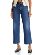 Frame The Hang Cropped Jeans in Homer