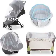Baby Mosquito Net for Stroller, Reusable Bug Net for Stroller, Bassinets, Cradle