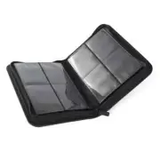 PU Leather 160 Pockets Cards Side Loading Binder TCG Game Zipper Card Album