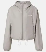 [Miu Miu] Miu Miu Technical pongee puffer jacket AU 14 grey