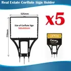 5PCS Real Estate Corflute Sign Holder 500x400mm, NO Graphic