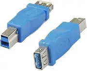 Seadream 2Pack USB 3.0 Type-A Female to B Male Extender Connection Adapter (2Pack USB 3.0 A/F to B/M)