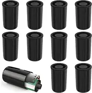 Film Canisters, Pack of 10 33 mm Lead Home Film Canisters Made of Plastic Plastic Canisters for Science Plastic Film Canister Camera Film Canister Black