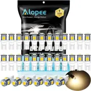 30 Pack 194 LED Bulb Warm White 3000K T10 Wedge LED Bulb 5SMD 5050 Chips 168
