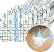 100pcs Waterproof Shower Cover Shields For Dialysis Port Picc Line Chest Catheter Pd Peritoneal Dialysis Chemo Port Feeding Tube G-tube Patient Shower
