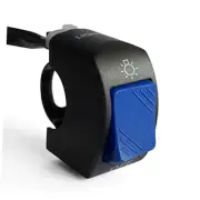 Motorcycle Handlebar Light Switch On Off Button Toggle Swtch Bicycle Blue