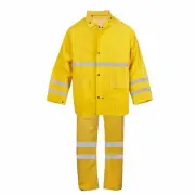 Cordova HV353YXXXL Riptide.35 MM PVC/Polyester, Yellow, 3-Piece Rain Suit,...