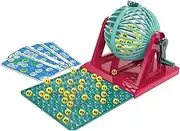 Generic Bingo Game Set Parent Child Games Vintage Hand Crank Bingo Balls with Cage Bingo