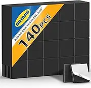 Grtard 140 Pcs Square Magnets with Adhesive Backing, Magnetic Tape, Magnet Dots, Flexible Self Adhesive Magnets for Crafts, Magnetic Strips Small Sticky Magnetic Dots for Hanging (Square)