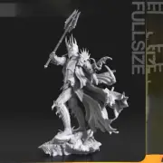 1/6 42cm Sauron 3D print figure Model Kit Unpainted Unassembled GK