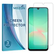 [3 Pack] Samsung Galaxy A26 5G Ultra Clear Screen Protector Film by MEZON – Case Friendly, Shock Absorption (Galaxy A26 5G, Clear) – FREE EXPRESS