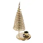 JY Metal Pine Tree Christmas Tree Tealight Candle Holder Candlestick Ornaments