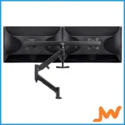 Atdec Dual Rail Desk Mount Black
