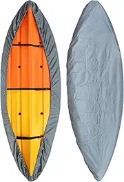 Kayak Cover Waterproof UV Resistant Kayak Cover Outdoor Kayak Storage Dust Cover for Boat Kayak Canoe SUP Paddleboard