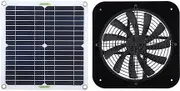 YRTUOP Solar Powered Fan - Weatherproof Solar Power Fan - 100W12V Powered Cooler for Outside, Powered Air Conditioner for Kitchen, Attic