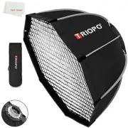 K65 Softbox, 25.5in Bowens Mount Octagon Umbrella Softbox Quick Installation ...