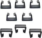 Goxfaca 8 Pcs Plastic Outdoor Furniture Connector Clamp for Patio Sofas, Easy to Use Fastening Clips for Sectional Couches and Patio Sofa Fasteners,Inner diameter 43 mm