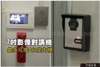 在飛比找Yahoo!奇摩拍賣優惠-宇煌百貨-7吋影像對講機/帶開電鎖功能/高清 700TVL鏡