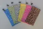 Microfibre Sunglass Eyeglass Reading Glasses Case Soft Sunglasses Leopard Skin