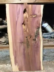 Aromatic Eastern Red Cedar Live Edge Slabs Wood Working Artist Resin Table Top