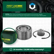 Wheel Bearing Kit fits DS DS7 CROSSBACK Front 1.6 1.5D 2.0D 2017 on Firstline