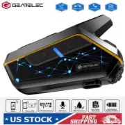 GEARELEC Motorcycle Helmet Headset Gx12 NEW Bluetooth Intercom 8+ Riders Music!
