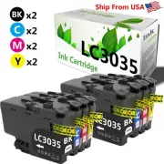 8PK LC3035 3035 Ink Cartridge InkJet MFC-J815DW MFC-J995DW Printer 2xBCYM