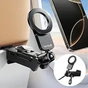 Lamicall for Mag Safe Airplane Phone Holder Travel Essentials for Flying Plane Handsfree Airport Phone Mount Long Flight Must Haves for Woman Man Fits iPhone 16 Pro Max & Mag Safe Case