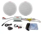 PLMRKT2A 2 Channel Waterproof MP3/iPod Amplified 6.5" Marine Speaker System