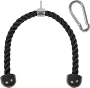 Yes4All Deluxe Tricep Rope Cable Attachment, 27 & 36 inch with 4 Colors Exercise