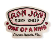 RON JON SURF SHOP Original ONE OF A KIND Cocoa Beach Florida Decal Sticker