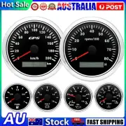 6 Gauge Set 85mm GPS Speedometer 200km/h Tachometer Waterproof for Boat Car ATV