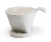 ZERO JAPAN Ceramic Coffee Dripper for #2 or #4 paper filter - Drip Cone Brewe...