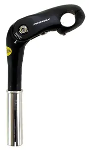 Stem Adjustable Promax Alloy 22.2/25.4mm 85/185mm Black