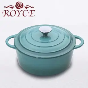 【ROYCE 皇家玫瑰】圓形琺瑯鑄鐵鍋3公升(21cm)