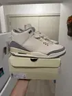 Nike Air Jordan 3 Muslin Size 11.5 DH7139-100 Cement Craft Sail Ivory TRIED ON