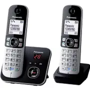 Panasonic KXTG6822ALB DECT Twin Handset Cordless Phone - Refurbished