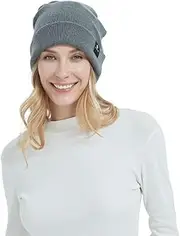 [Radia Smart] Winter Beanie (Grey) | EMF Protection, RF Blocking, 5G and EMF Shielding, Grey, Large