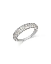 Bloomingdale's Fine Collection Diamond Pave Band Ring in 14K White Gold, 1.03 ct. t. w.