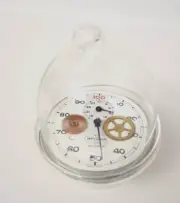 Steampunk Clock Face Under Glass Dome / Great For Any Room Display #4