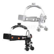 Dental Surgical Headband Binocular Loupes 3.5X-R & LED Head Light 10W 2Colours