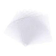 6PCS PC Dust Filter, 90x90mm PVC Computer Case Cooler Dustproof Mesh White