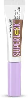 Maybelline New York Eyebrow Gel, For Defined Eyebrows, Strong Hold Without Chips or Sticking, Integrated Styling Brush, Super Lock Brow Glue, Medium Brown, 8 g